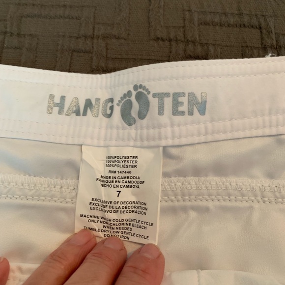 Hang Ten. Board Shorts NWT. White / Navy - Picture 3 of 3